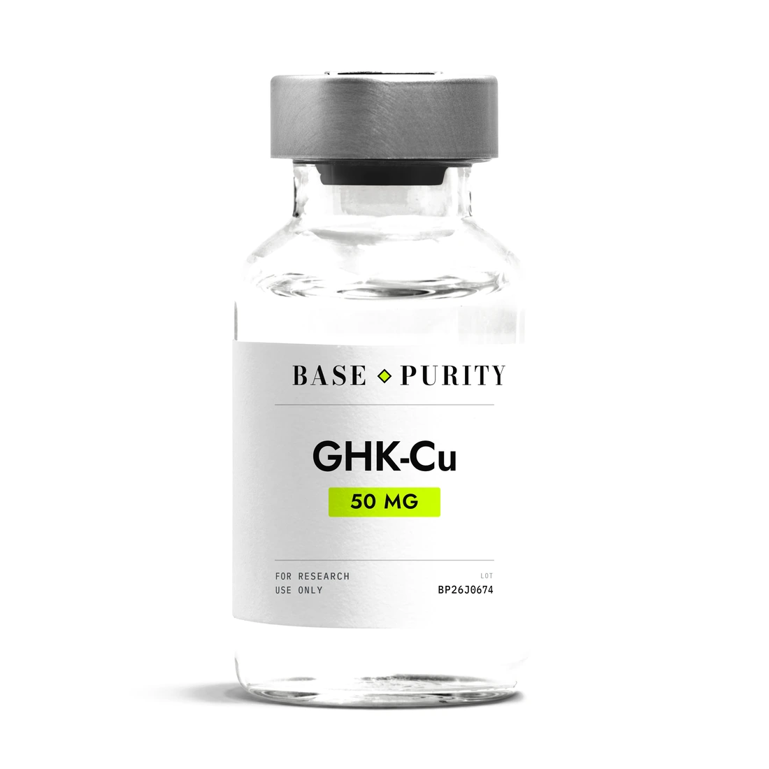 GHK-Cu, research-grade peptide vial