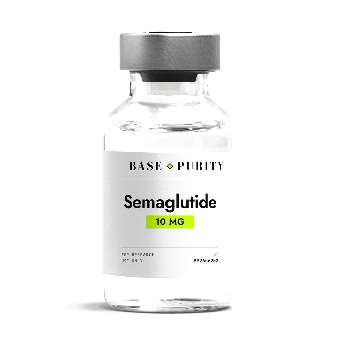 Semaglutide, research-grade peptide vial