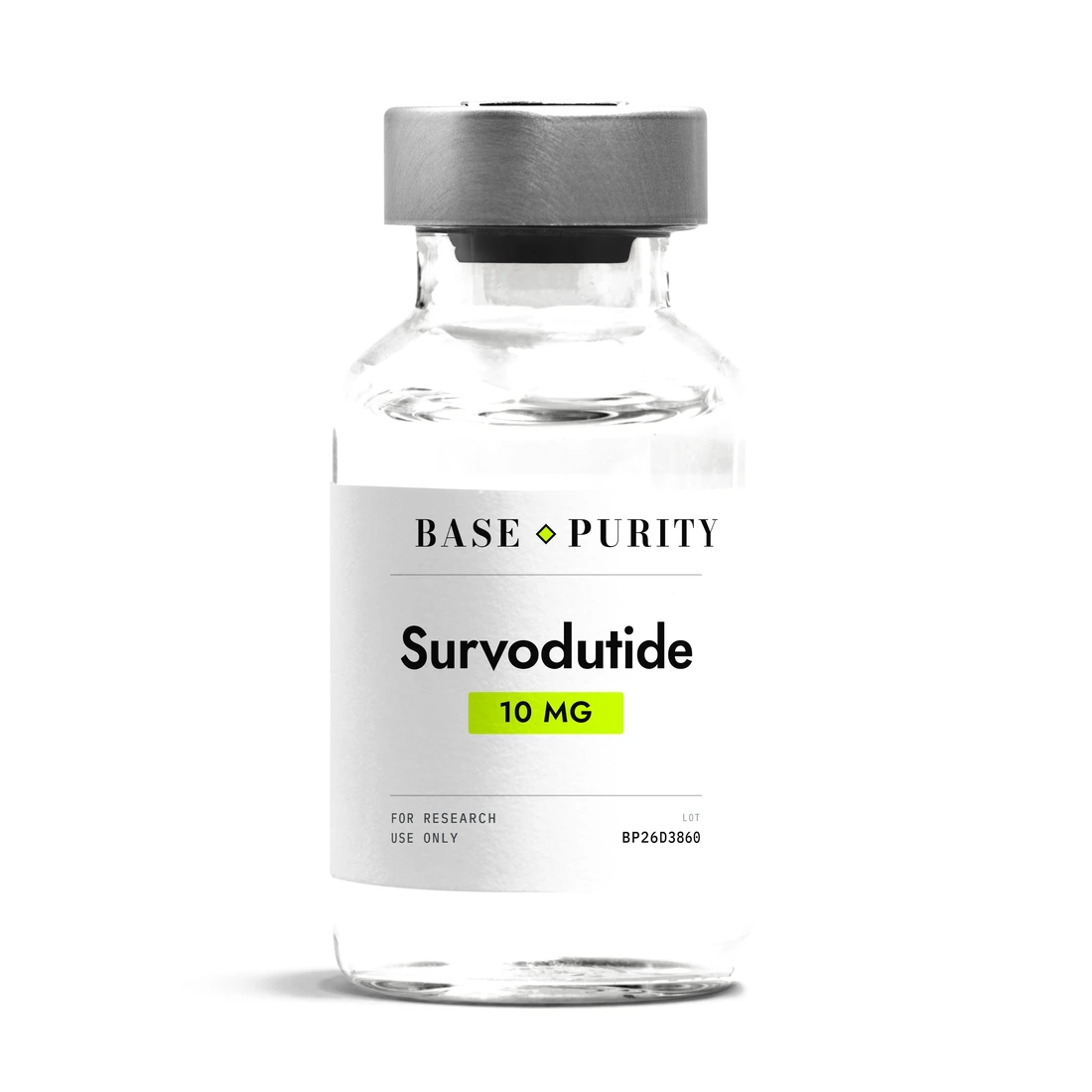 Survodutide, research-grade peptide vial