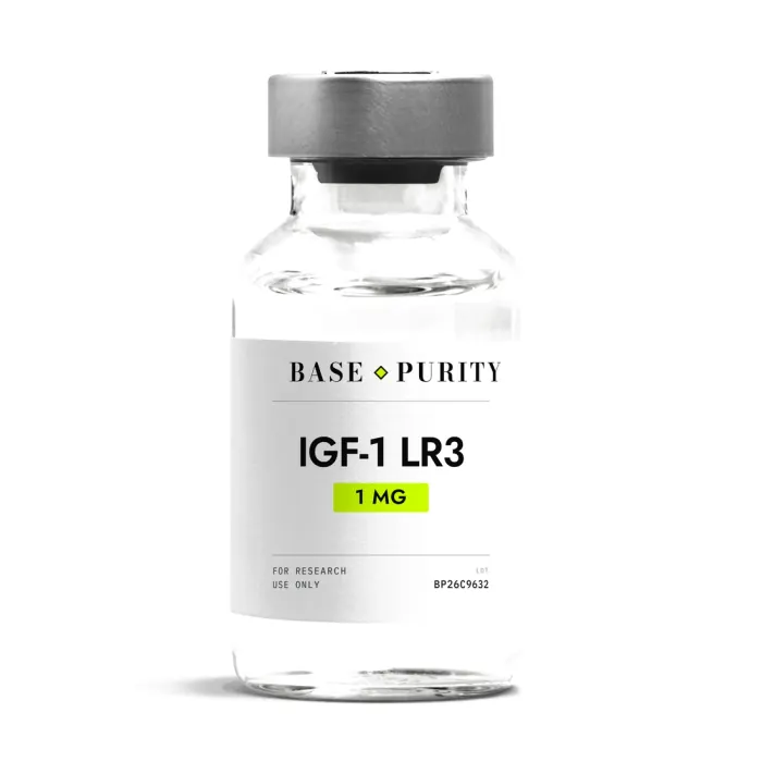 Research-grade peptide vial