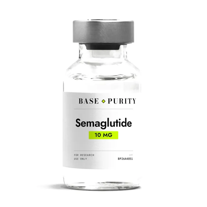 Research-grade peptide vial